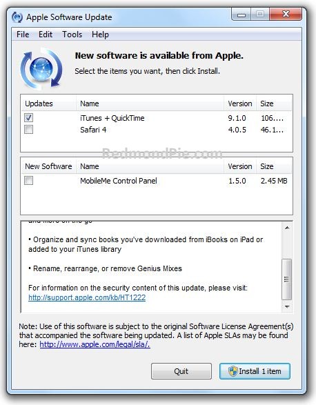 apple software download windows 10